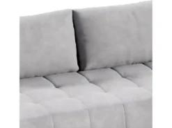 Canapé D'angle Convertible Droit 4 Places Avec Coffre Jonas Gris Clair -Canapé Soldes Boutique canape 14018365