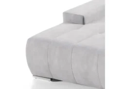 Canapé D'angle Convertible Gauche 4 Places Avec Coffre Jonas Gris Clair -Canapé Soldes Boutique canape 14018427