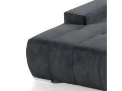 Canapé D'angle Convertible Gauche 4 Places Avec Coffre Jonas Gris Anthracite -Canapé Soldes Boutique canape 14018437