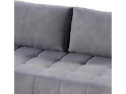 Canapé D'angle Convertible Gauche 4 Places Avec Coffre Jonas Gris Foncé -Canapé Soldes Boutique canape 14018465