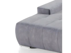 Canapé D'angle Convertible Gauche 4 Places Avec Coffre Jonas Gris Foncé -Canapé Soldes Boutique canape 14018467