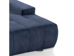 Canapé D'angle Convertible Droit 4 Places Avec Coffre Jonas Bleu Marine -Canapé Soldes Boutique canape 14018839