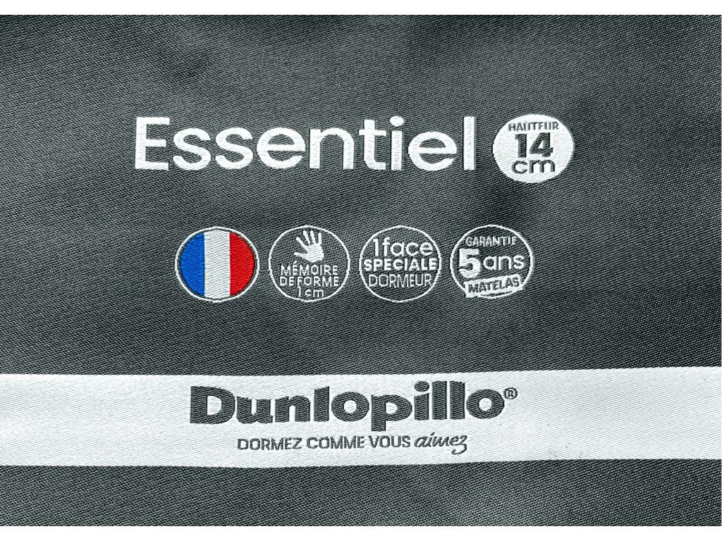 Canapé 4 Places Convertible Express En Velours CALITO - Anthracite - Couchage 160 Cm - Matelas 14 Cm Avec Mémoire De Forme DUNLOPILLO 4 Canapé 4 Places Convertible Express En Velours CALITO - Anthracite - Couchage 160 Cm - Matelas 14 Cm Avec Mémoire De Forme DUNLOPILLO – Image 4