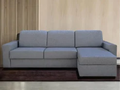 Canapé D'angle Droit Convertible Express En Tissu Gris Clair - Couchage 140 Cm - Matelas 18cm TORASI 15 Canapé D'angle Droit Convertible Express En Tissu Gris Clair - Couchage 140 Cm - Matelas 18cm TORASI -Canapé Soldes Boutique canape 14441245