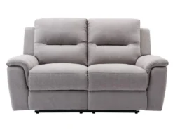 Canapé 2 Places Relax électrique En Tissu Gris Clair URSULA II 11 Canapé 2 Places Relax électrique En Tissu Gris Clair URSULA II -Canapé Soldes Boutique canape 14455289