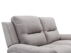 Canapé 2 Places Relax électrique En Tissu Gris Clair URSULA II 14 Canapé 2 Places Relax électrique En Tissu Gris Clair URSULA II -Canapé Soldes Boutique canape 14455293