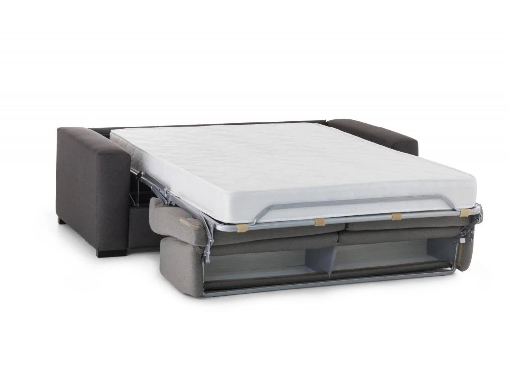 Canapé Dabakah, Canapé 3 Places, 100% Made In Italy, Canapé De Salon à Ouverture Pivotante, En Tissu Matelassé, Avec Accoudoirs Fins, Cm 200x95h90, Gris Et Anthracite 3 Canapé Dabakah, Canapé 3 Places, 100% Made In Italy, Canapé De Salon à Ouverture Pivotante, En Tissu Matelassé, Avec Accoudoirs Fins, Cm 200x95h90, Gris Et Anthracite – Image 3