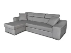 Canapé D'Angle ELONA Convertible En Tissu Gris Clair Avec Poufs De Rangement à Droite 17 Canapé D'Angle ELONA Convertible En Tissu Gris Clair Avec Poufs De Rangement à Droite -Canapé Soldes Boutique canape 14641757