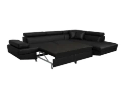 Canapé D'angle RIO Convertible Avec Coffre En Simili - Angle Droit, Noir 14 Canapé D'angle RIO Convertible Avec Coffre En Simili - Angle Droit, Noir -Canapé Soldes Boutique canape 14642489