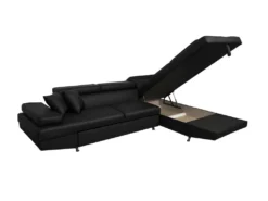 Canapé D'angle RIO Convertible Avec Coffre En Simili - Angle Droit, Noir 16 Canapé D'angle RIO Convertible Avec Coffre En Simili - Angle Droit, Noir -Canapé Soldes Boutique canape 14642493