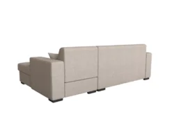 Canapé D'angle FUJI XL Convertible Avec Coffre En Tissu - Angle Droit, Beige -Canapé Soldes Boutique canape 14644137