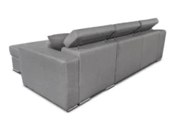 Canapé D'Angle ELONA Convertible En Tissu Gris Clair Avec Poufs De Rangement à Gauche 17 Canapé D'Angle ELONA Convertible En Tissu Gris Clair Avec Poufs De Rangement à Gauche -Canapé Soldes Boutique canape 14644397