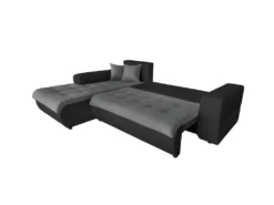 Canapé D'Angle SUZIE Convertible En Simili Et Microfibre - Angle Gauche, Gris Et Noir 13 Canapé D'Angle SUZIE Convertible En Simili Et Microfibre - Angle Gauche, Gris Et Noir -Canapé Soldes Boutique canape 14644889