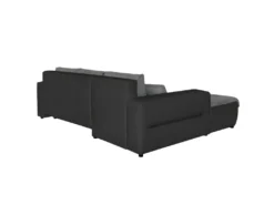 Canapé D'Angle SUZIE Convertible En Simili Et Microfibre - Angle Gauche, Gris Et Noir 15 Canapé D'Angle SUZIE Convertible En Simili Et Microfibre - Angle Gauche, Gris Et Noir -Canapé Soldes Boutique canape 14644893