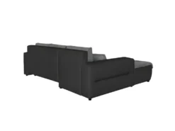 Canapé D'Angle SUZIE Convertible En Simili Et Microfibre - Angle Gauche, Gris Et Noir 16 Canapé D'Angle SUZIE Convertible En Simili Et Microfibre - Angle Gauche, Gris Et Noir -Canapé Soldes Boutique canape 14644895