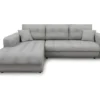 Canapé D'Angle Convertible Gauche 4 Places En Tissu