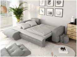 Canapé D'Angle Convertible Gauche 4 Places En Tissu -Canapé Soldes Boutique canape 14645469