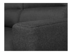 Canapé D'angle KEI Réversible Convertible En Tissu - Gris Anthracite -Canapé Soldes Boutique canape 14647159