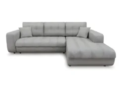 Canapé D'Angle Convertible Droit 4 Places En Tissu