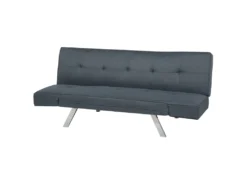 Canapé Convertible 3 Places En Tissu Bleu Foncé BRISTOL -Canapé Soldes Boutique canape 14825787