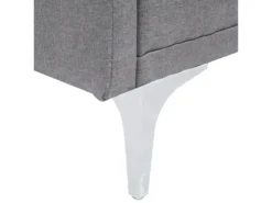 Canapé Convertible 3 Places En Tissu Gris LUCAN 17 Canapé Convertible 3 Places En Tissu Gris LUCAN -Canapé Soldes Boutique canape 14826227