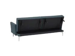 Canapé Convertible 3 Places En Tissu Bleu-gris Foncé LUCAN -Canapé Soldes Boutique canape 14827529