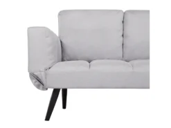 Canapé Convertible 2 Places En Tissu Gris Clair BREKKE -Canapé Soldes Boutique canape 14827987