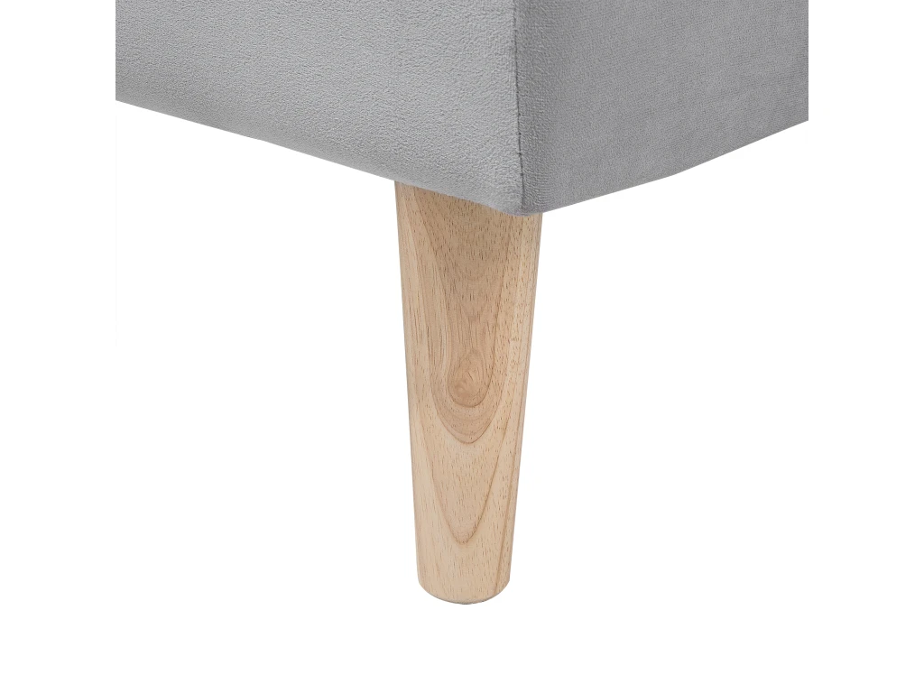 Canapé Convertible 3 Places En Tissu Gris Clair SILJAN 9 Canapé Convertible 3 Places En Tissu Gris Clair SILJAN – Image 9