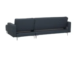Canapé Angle Gauche Convertible En Tissu Gris Foncé 4 Places ABERDEEN -Canapé Soldes Boutique canape 14926833