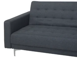 Canapé Angle Gauche Convertible En Tissu Gris Foncé 4 Places ABERDEEN -Canapé Soldes Boutique canape 14926835