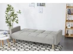 OSLO - Canapé Convertible 3 Places Gris -Canapé Soldes Boutique canape 14978481