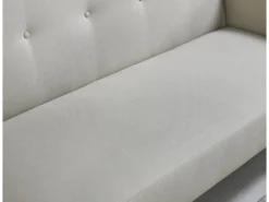 BERLIN - Canapé Scandinave Convertible 3 Places Beige -Canapé Soldes Boutique canape 14978685