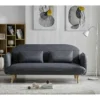 Sotchi Gris - Canapé Convertible Scandinave - 3 Places