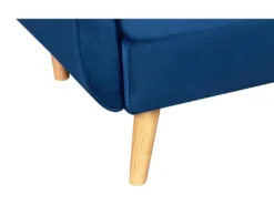 BERLIN - Canapé Scandinave Convertible 3 Places Velours Bleu Nuit 15 BERLIN - Canapé Scandinave Convertible 3 Places Velours Bleu Nuit -Canapé Soldes Boutique canape 15000441