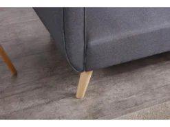 Berlin Gris : Canapé Scandinave Convertible 3 Places Gris -Canapé Soldes Boutique canape 15000483