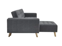 Sherbrooke - Canapé D'angle Gauche Scandi Gris 5 Places -Canapé Soldes Boutique canape 15000509