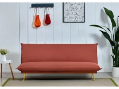 ISA - Banquette Clic Clac Rose Foncé