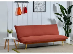 ISA - Banquette Clic Clac Rose Foncé -Canapé Soldes Boutique canape 15000575