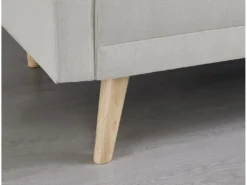 Wooden - Canapé Scandinave Convertible 3 Places Beige -Canapé Soldes Boutique canape 15000653