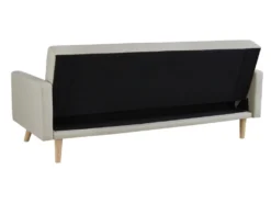 Wooden - Canapé Scandinave Convertible 3 Places Beige -Canapé Soldes Boutique canape 15000655