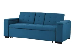 NOHO - Canapé Convertible Bleu Pétrole -Canapé Soldes Boutique canape 15000719