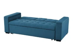 NOHO - Canapé Convertible Bleu Pétrole -Canapé Soldes Boutique canape 15000723