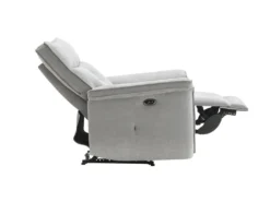 Canapé 2 Places Relax électrique En Tissu Gris BENJAMIN -Canapé Soldes Boutique canape 15290037