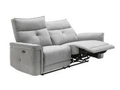 Canapé 3 Places Relax électrique En Tissu Gris BENJAMIN 13 Canapé 3 Places Relax électrique En Tissu Gris BENJAMIN -Canapé Soldes Boutique canape 15290355