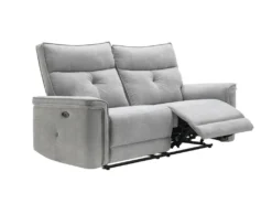 Canapé 3 Places Relax électrique En Tissu Gris BENJAMIN 12 Canapé 3 Places Relax électrique En Tissu Gris BENJAMIN -Canapé Soldes Boutique canape 15290375