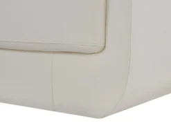 Canapé Panoramique 7 Places En Cuir ELEVANTO - Blanc - Angle Droit -Canapé Soldes Boutique canape 15977527