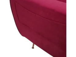 Canapé Convertible 3 Places En Velours Rouge Bordeaux SELNES 19 Canapé Convertible 3 Places En Velours Rouge Bordeaux SELNES -Canapé Soldes Boutique canape 16167351