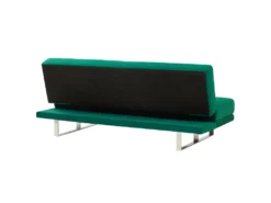 Canapé Convertible 2 Places En Velours Vert YORK -Canapé Soldes Boutique canape 16171971