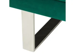 Canapé Convertible 2 Places En Velours Vert YORK -Canapé Soldes Boutique canape 16171975