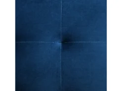 Canapé Convertible 3 Places En Velours Bleu Marine ABERDEEN -Canapé Soldes Boutique canape 16174547